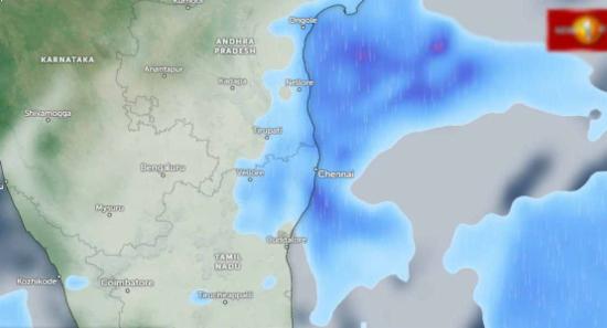 දිට්වා නිසා ඉන්දියාවට තද වැසි..